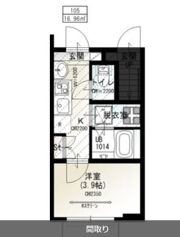 ソルナクレイシア二子玉川の間取り画像
