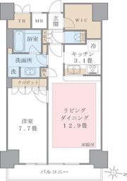 Brillia ist 東雲キャナルコートの間取り画像