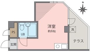 シティプラザ東新宿の間取り画像