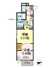 アナシエ久が原の間取り画像