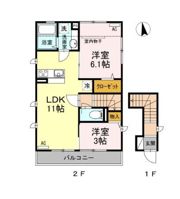 コンフォールアビテの間取り画像