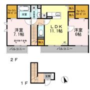 エクレール高井戸の間取り画像