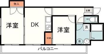 サンパレス中田4の間取り画像
