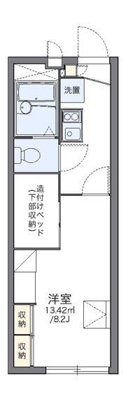 レオパレスドリーミー湘南Ⅲの間取り画像