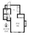 レジデンス二方の間取り画像
