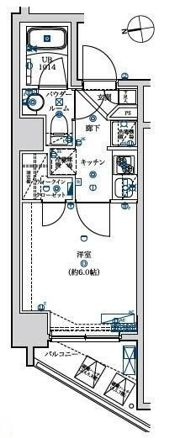 フェルクルールプレスト目白の間取り画像