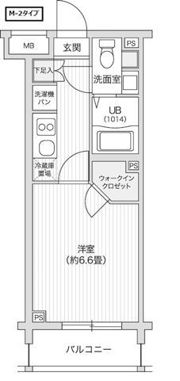 レジディア笹塚Ⅱの間取り画像