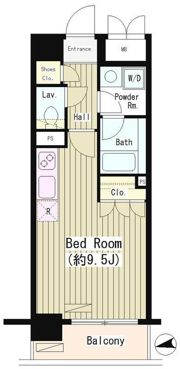 シティカレント大手町の間取り画像