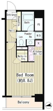 シティカレント大手町の間取り画像