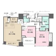 ザ・パークハウスグラン三番町26の間取り画像