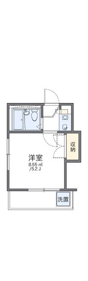 レオパレス上北沢の間取り画像