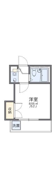 レオパレス上北沢の間取り画像