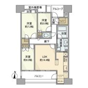 レクセルプラザ東陽町の間取り画像