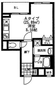 バレーヌ大森山王の間取り画像