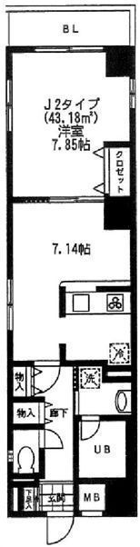 バレーヌ大森山王の間取り画像