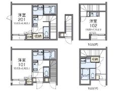 クレイノ華の間取り画像