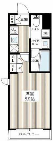 AXAS南蒲田AsylCourtの間取り画像