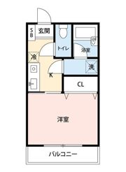 マイナビSTAYミライエ三鷹台A棟（ブロッサムガーデンA）の間取り画像
