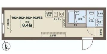 COCOFLAT西荻窪の間取り画像