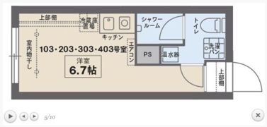 COCOFLAT西荻窪の間取り画像
