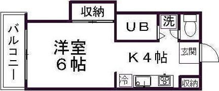 第二スカイハイツの間取り画像