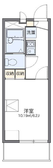 レオパレスハープコートの間取り画像
