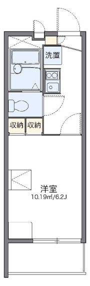 レオパレスハープコートの間取り画像