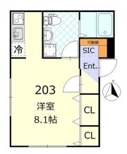 ルノン羽田の間取り画像