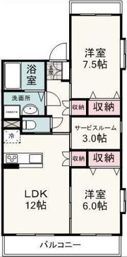 シレーネの間取り画像