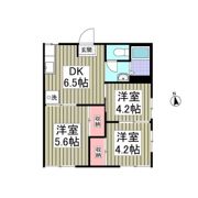 エルメゾン月見の間取り画像