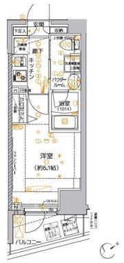 クレイシア品川東大井の間取り画像