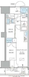 パークアクシス品川天王洲アイルの間取り画像