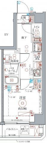 クレヴィスタ高円寺の間取り画像