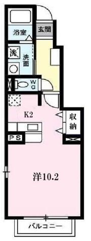 イーストヒルソレイユの間取り画像