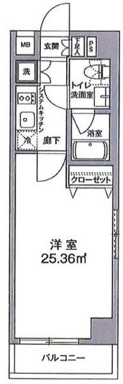 パークロッジ久我山の間取り画像
