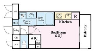 B CITY APARTMENT SHINJUKU NWの間取り画像