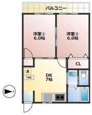 メゾンマルスの間取り画像