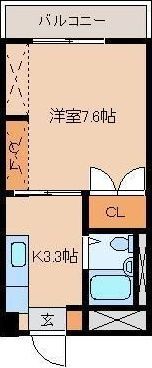 第一コーポグリーンの間取り画像