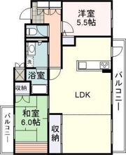 パティオコートの間取り画像