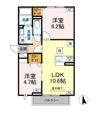 セレスティア岡本の間取り画像