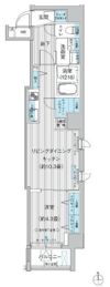 クリスタルパレス蒲西の間取り画像