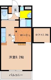 デタント中村の間取り画像