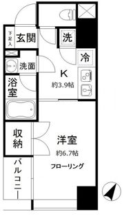 ウエストテラス汐留の間取り画像