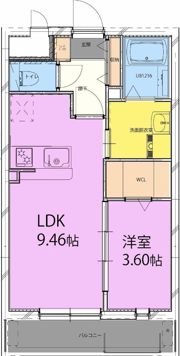 アーベイン松山の間取り画像