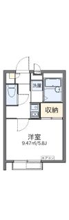 レオパレス羽根木の間取り画像
