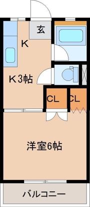 コーポSKの間取り画像