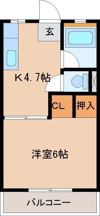 コーポSKの間取り画像