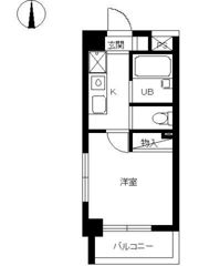 スカイコート神楽坂第2の間取り画像