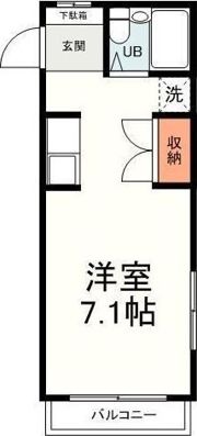 西岡マンションの間取り画像
