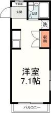 西岡マンションの間取り画像